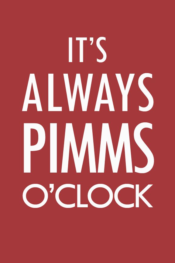 it's always pimms o'clock on an iphone or ipad screen