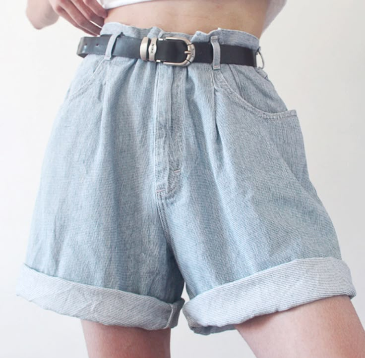 Goblincore Fashion, Summer Shorts Denim, High Waisted Denim Shorts, Balloon Pants, Streetwear Shorts, Fashion Shorts, Black Pants Casual, Loose Shorts, High Waisted Shorts Denim