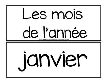 the words in french are written on white paper with black ink, which reads les mois de l'amee janvier