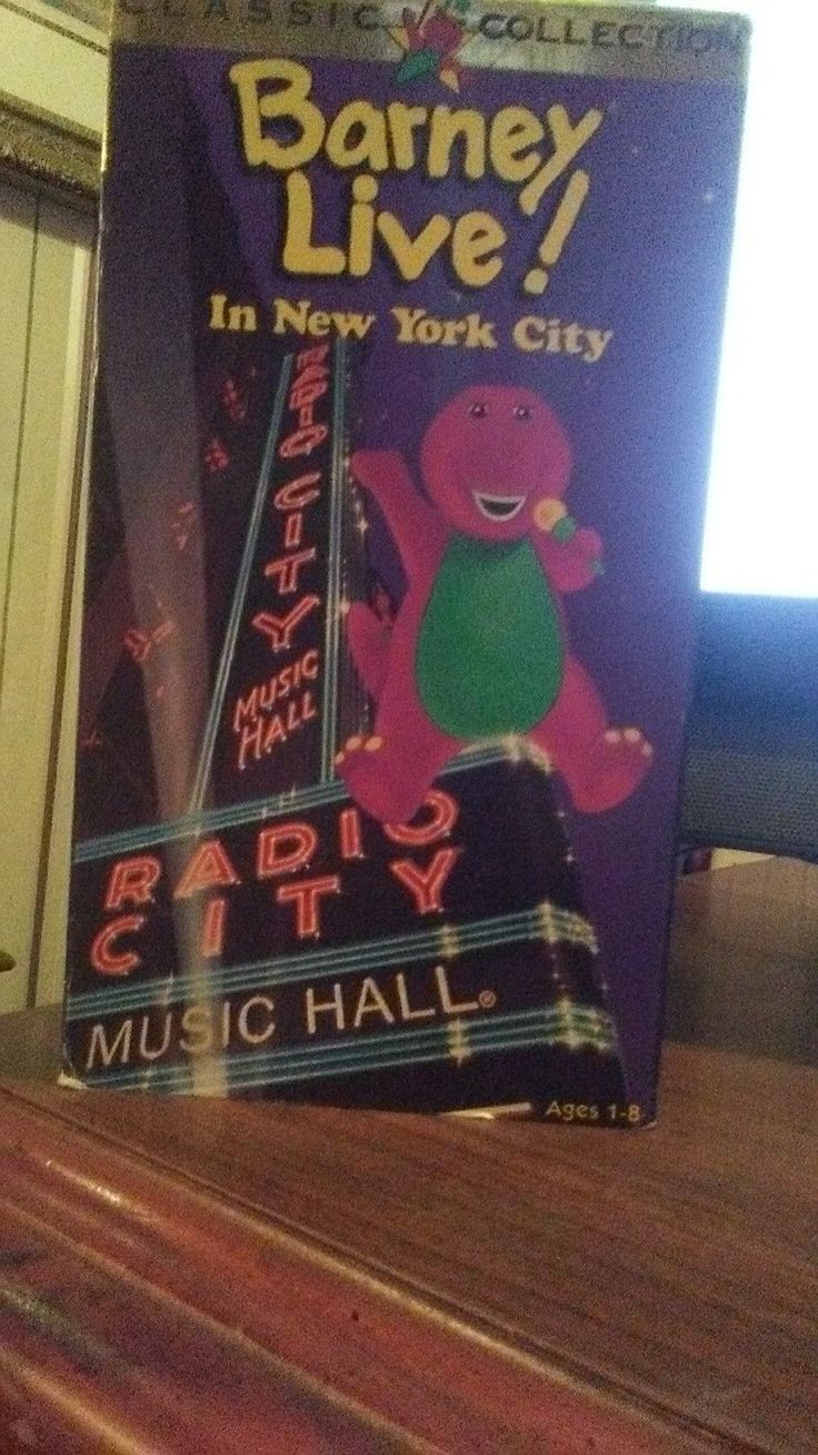 BARNEY - LIVE In New York City (VHS, 1994, Classic Collection) - $13.99 ...