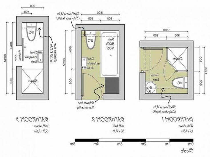 the bathroom floor plan is shown with measurements for each area and how to use it