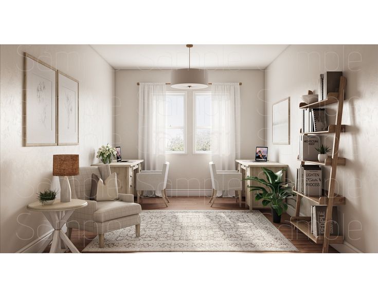 a living room filled with furniture and a large window next to a white rug on top of a hard wood floor