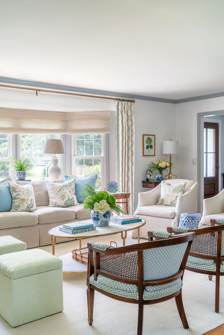 Portfolio — Lea Honour Interiors | Coastal cottage living room, Blue ...