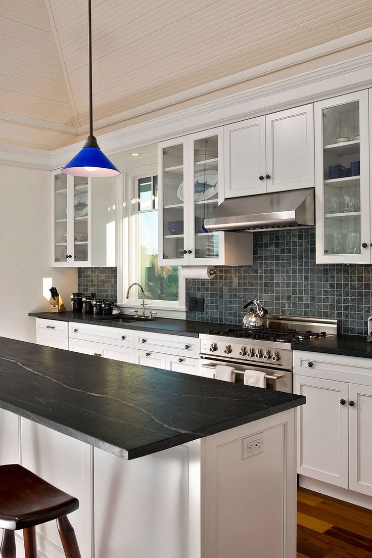 50+ Black Countertop Backsplash Ideas (Tile Designs, Tips & Advice