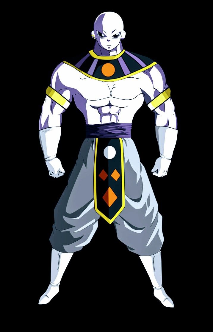 the dragon ball super saishi is standing with his hands on his hips