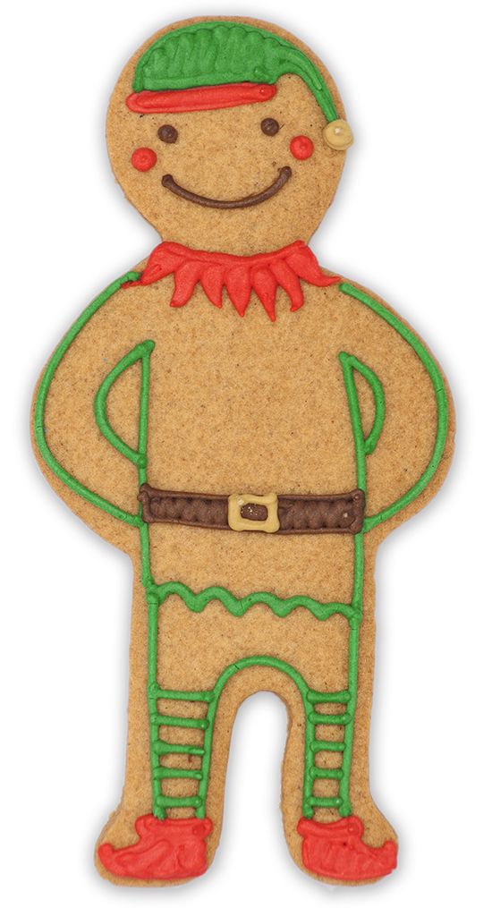 an image of a gingerbread man ornament