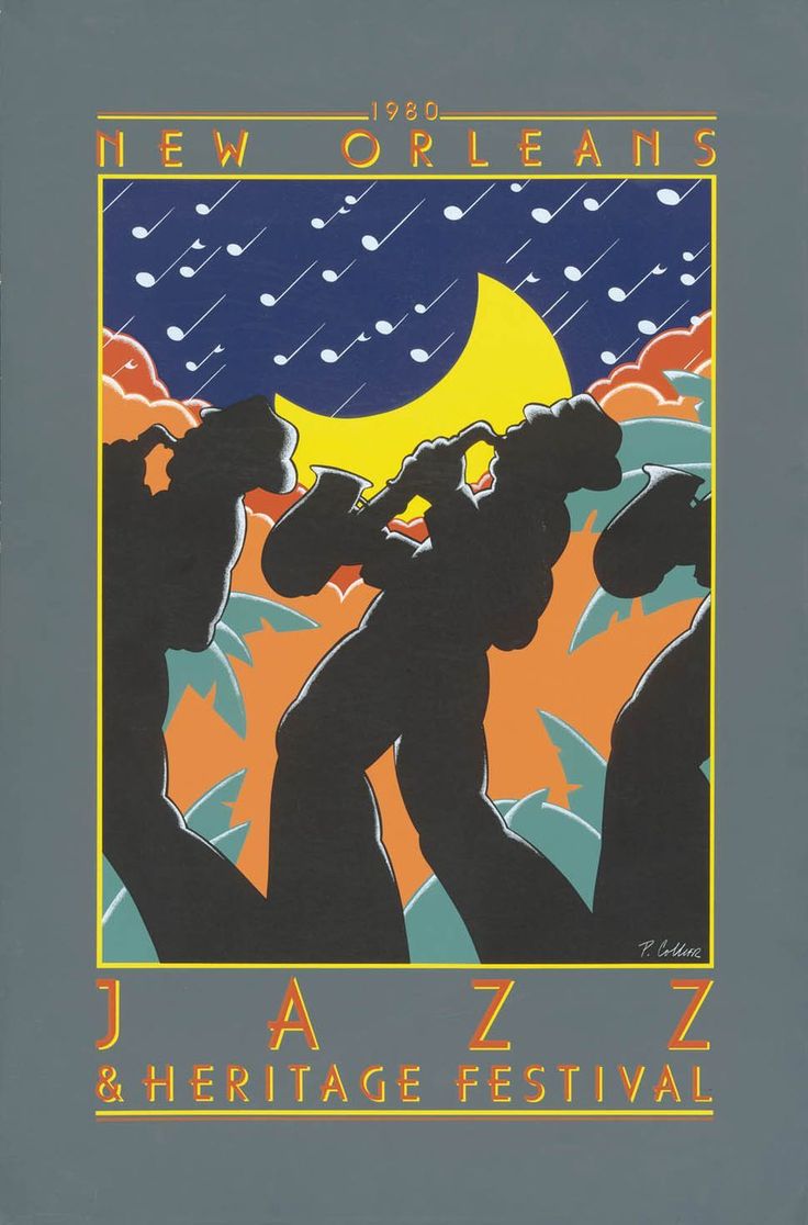 a poster for the new orleans jazz festival