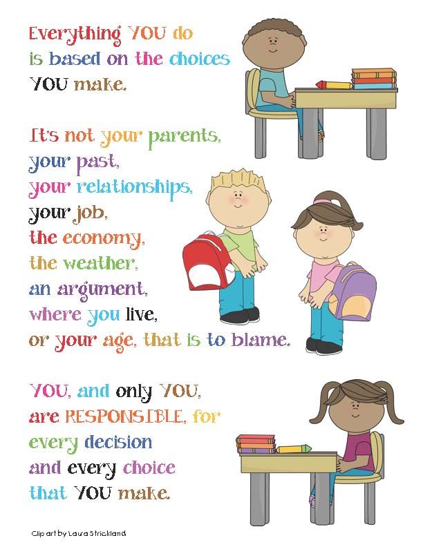 an image of children at desks with the words, everything you do is based on the