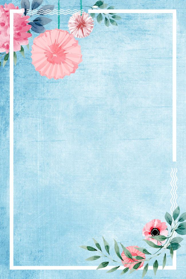 Fresh Hand Painted Wedding Invitation Poster Background Template | Flower background  wallpaper, Floral poster, Floral background