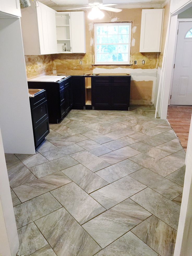 Herringbone Kitchen Tile Floor Brick Design Tiles For