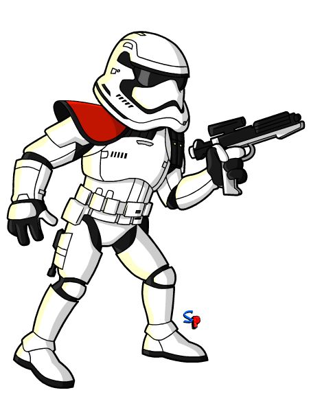 First Order Stormtrooper (from Star Wars: The Force Awakens movie)           Another entry for my set of Star Wars Punx!   Also today, I wou... Darth Vader Cartoon, Stormtrooper Blaster, Star Wars First Order, First Order Stormtrooper, Baby Disney Characters, Simpsons Drawings, Gandalf The Grey, Simpsons Characters, Star Wars Decor