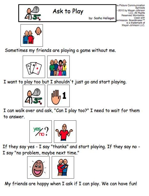 Free Printable Social Stories For Behavior | Rocha