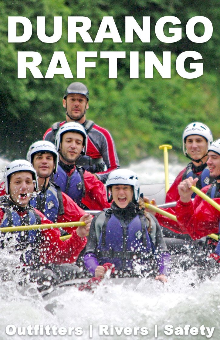 a group of people are rafting in the water