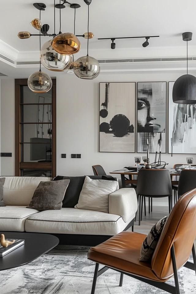 Embracing Industrial Aesthetic in Modern Design Industrial Elegant Decor, Classy Industrial Decor, Modern Organic Industrial, Industrial City Apartment, Industrial Modern Apartment, Urban Contemporary Interior Design, Industrial Condo Interior Design, Urban Chic Interior Design, Industrial Apartment Design