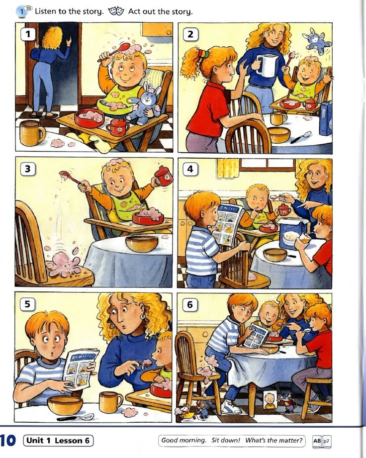 an image of children at the table