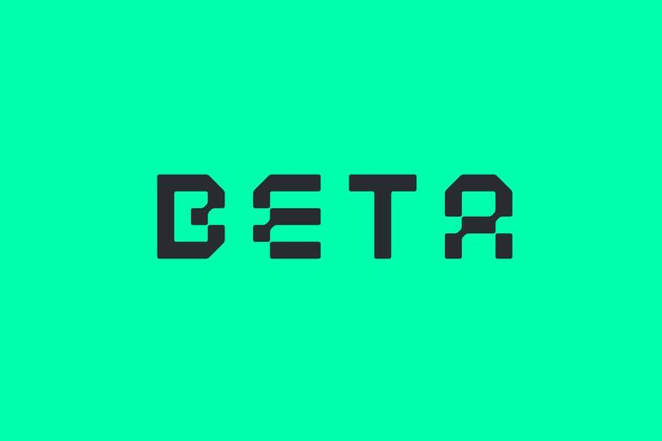 the word betra written in black on a green background