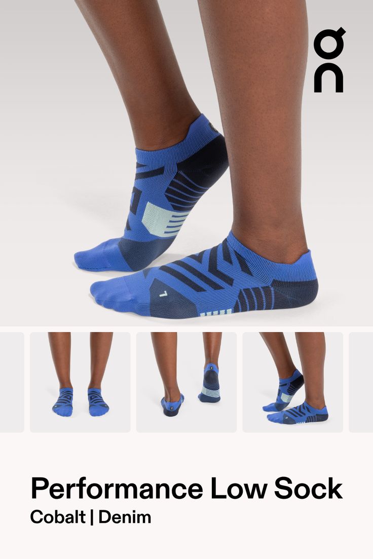 The running sock for understated comfort. Perfect for warm days and race days. Your new secret weapon Fit in focus - The pattern at the arch triggers sensory receptors to prime your feet for the run while Swiss engineering keeps the sock firmly in place. Expect improved fit and improved quality for performance standards that don't slip. Weather win - Made with 95% recycled polyamide and technical mesh paneling that balances temperature: cooling when things heat up, warm enough that you won't get Running Socks, Denim Accessories, Race Day, Low Cut, Socks, Running