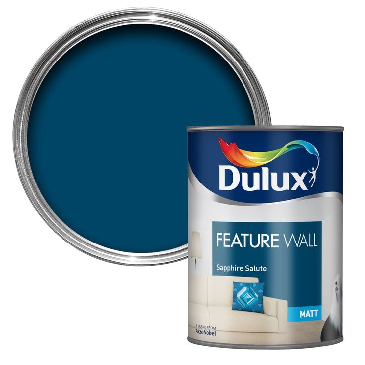 dulux furniture wall paint in blue