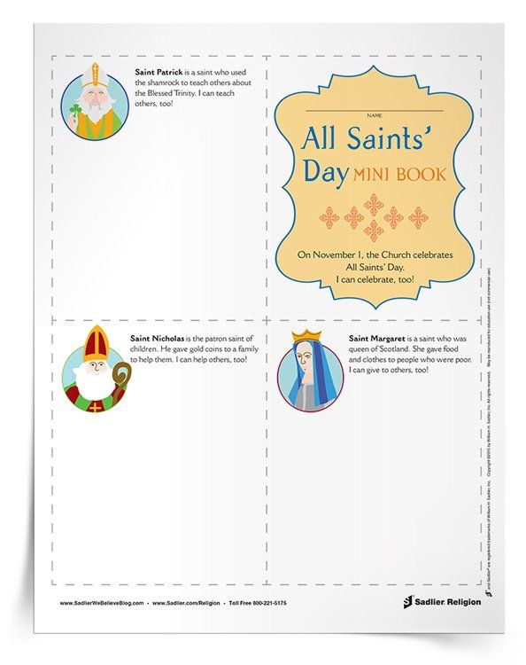 All Saints Day Lesson Plans