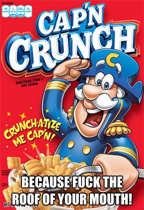 captain crunch cereal is shown in this image