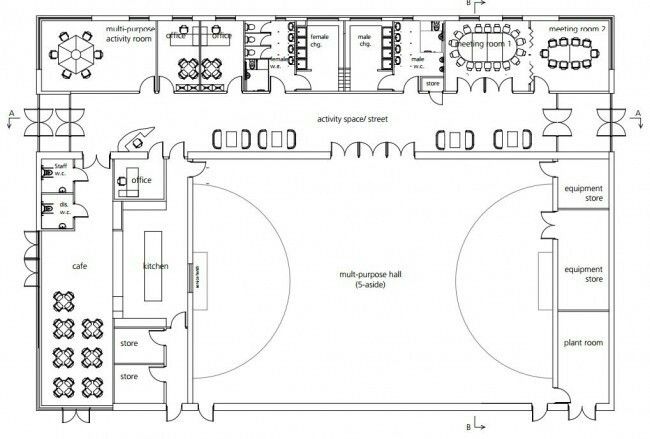 the floor plan for a restaurant