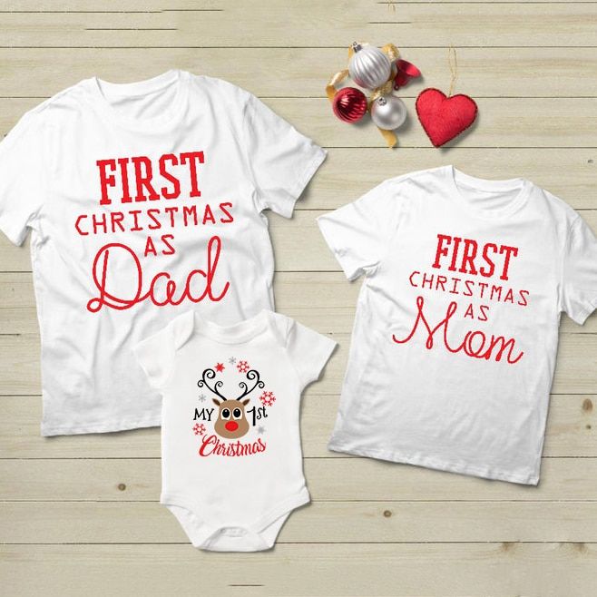 Mom And Daughter Matching Shirts Christmas, Most Likely To Christmas Shirts Baby, Mom And Baby Christmas Shirts, First Christmas As A Mrs Shirt, Baby First Christmas Shirt, My First Christmas Matxhing Shirts, Christmas Shirts For Mom And Son, Mom And Me Matching Christmas Shirts, First Christmas As Family Of 4