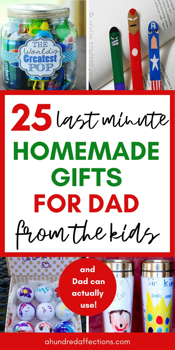 25+ Homemade Father's Day Gifts from Kids {That Dad Can Actually Use ...