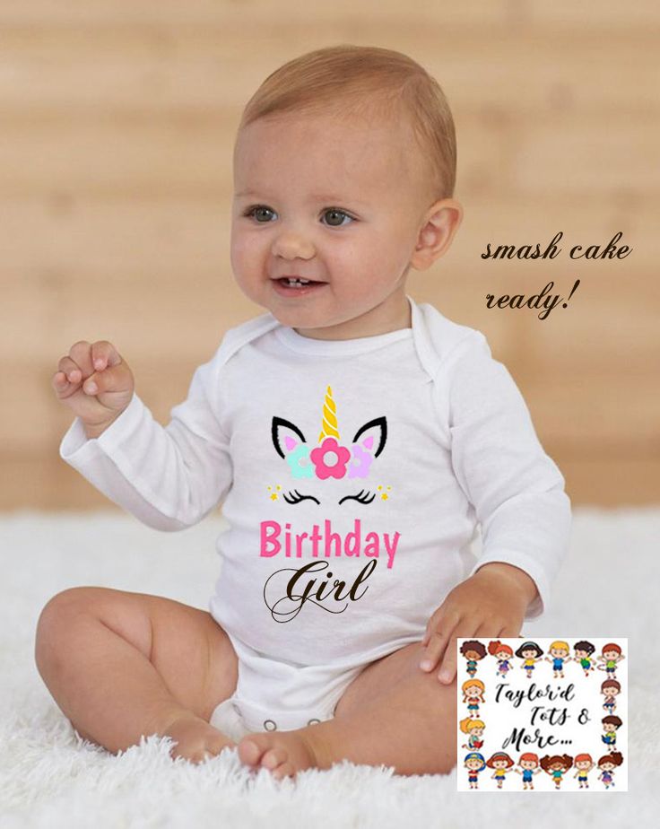 Unicorn Birthday, Girl Birthday, Family Birthdays, Onesies, Age, Olds ...