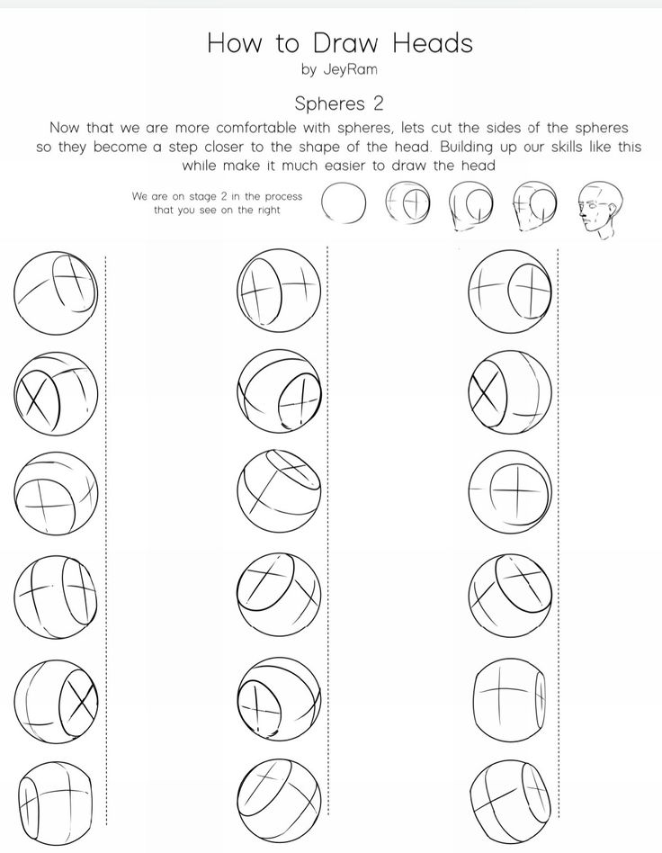 how to draw heads for kids in the style of an artic drawing book, with ...