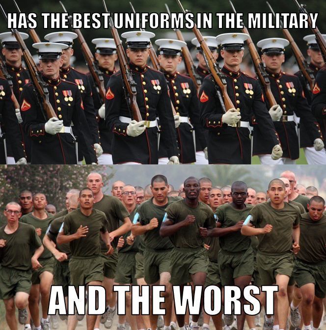 Marine Corps Memes Funny, Us Marine Corps Uniforms, Veteran Humor, Marine Corps Memes, Us Marines Uniform, Marine Memes, Usmc Humor, Marine Corps Uniforms, Marine Corps Humor