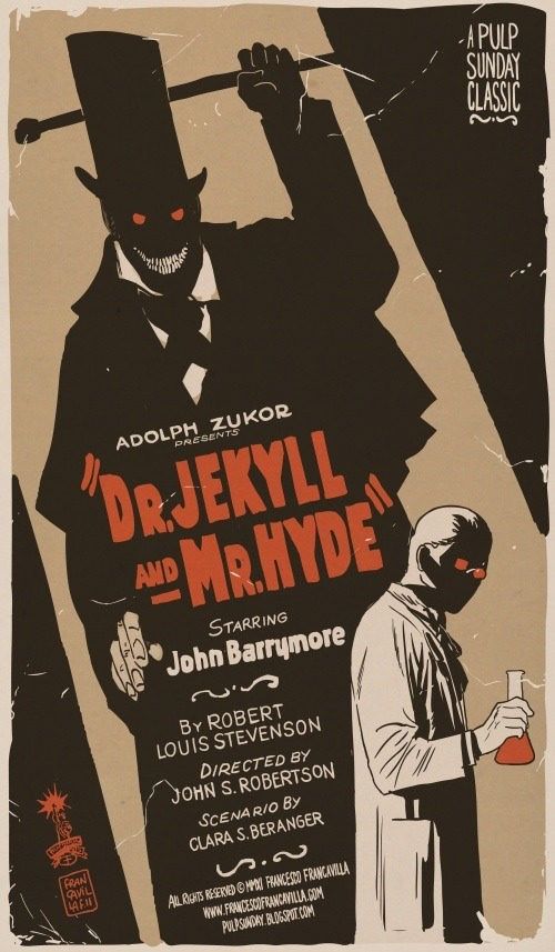 the poster for dr jekyl and mr hyde