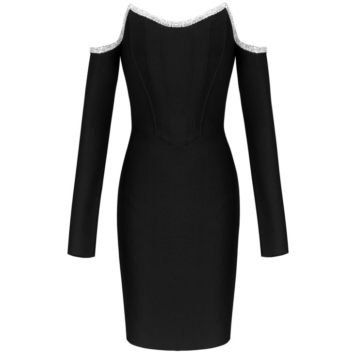 Purpdrank Bandage Dress Long Sleeve Black Bandage Dress 2022 New Arriv – purpdrank-shop Chandelier Dress, Club Party Dress, Black Bandage Dress, Long Sleeve Bandage Dress, Nye Outfits, Womens Prom Dresses, Skirt And Sneakers, Club Party Dresses, Club Party