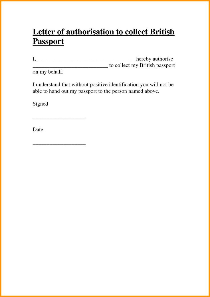 authorization-letter-to-pick-up-passport-3 | Authorization Letter ...