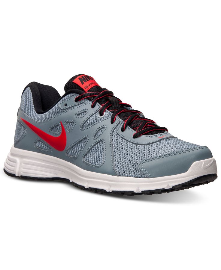 Nike Men's Revolution 2 Running Sneakers from Finish Line - Finish Line Athletic Shoes - Men - Macy's Nike Low Tops, Line At, Finish Line, Running Sneakers, Nike Free, Top Sneakers, Nike Men, Cool Style, Athletic Shoes