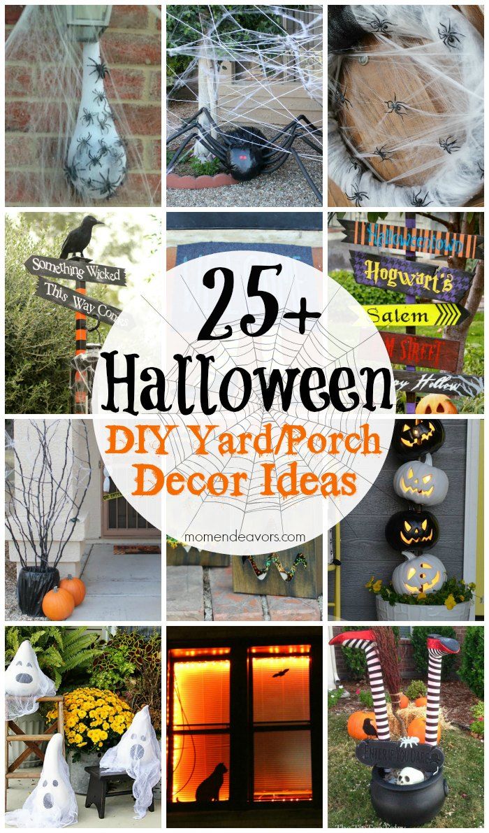 25+ DIY Halloween Yard & Porch Decor Ideas - Mom Endeavors | Diy ...