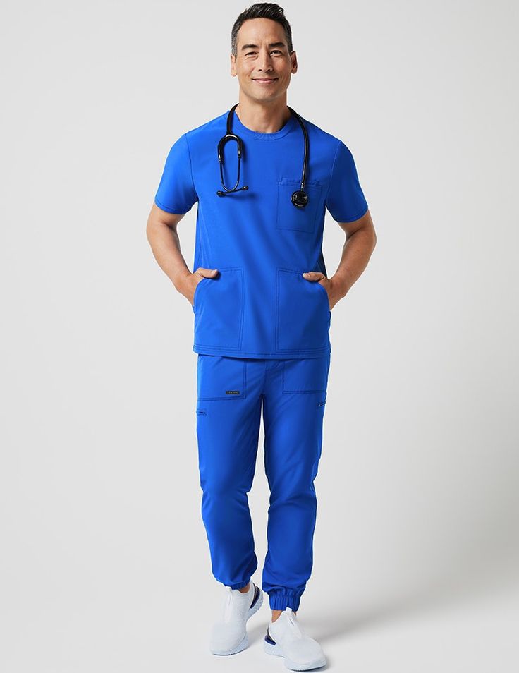 Medical Clothing, Ideal Male Body, Doctor Coat, Scrubs Nursing Uniforms, Stylish Scrubs, Medical Scrubs Outfit, Doctor Outfit, Scrubs Outfit, Hospitality Uniform