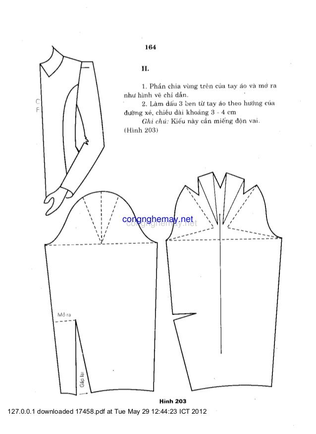 the front and back view of a dress pattern