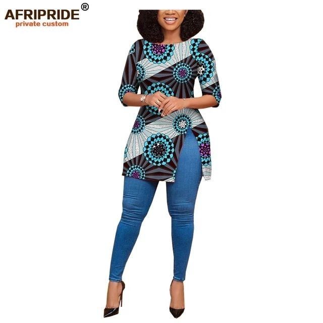 African Tops For Women With Jeans, African Blouses With Jeans, Kitenge Tops Designs, Ankara Shirts Women, African Print Tops With Jeans, Ankara Top Styles For Jeans, African Blouses For Women, African Print Tops Blouses, Ankara Tops With Jeans