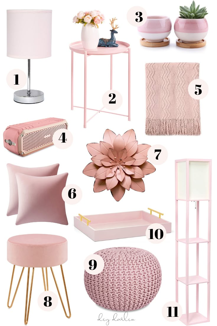 Think Pink – Home Decor Ideas From Amazon - Home With Two | Gold ...