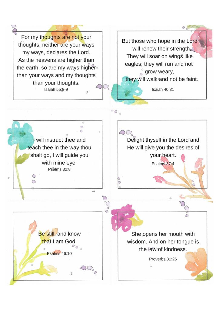 Mother's Day Scripture Cards WOS.pdf | Powered by Box in 2024 | Mothers ...