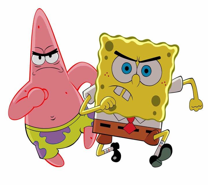 an image of spongebob and patrick from adventure time