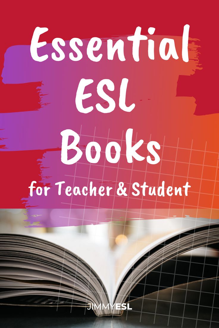 an open book with the title'essential esl books for teacher and student '