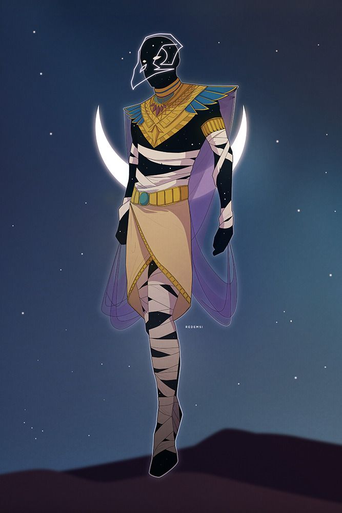 redemsi:“ “My personal interpretation of Khonsu,Egyptian God of the Moon”commission info” Khonsu Tattoo, Khonsu Egyptian God, Egyptian Moon God, Air Goddess, Luna Anime, God Of The Moon, Moon God, God Wallpaper, Marvel Moon Knight