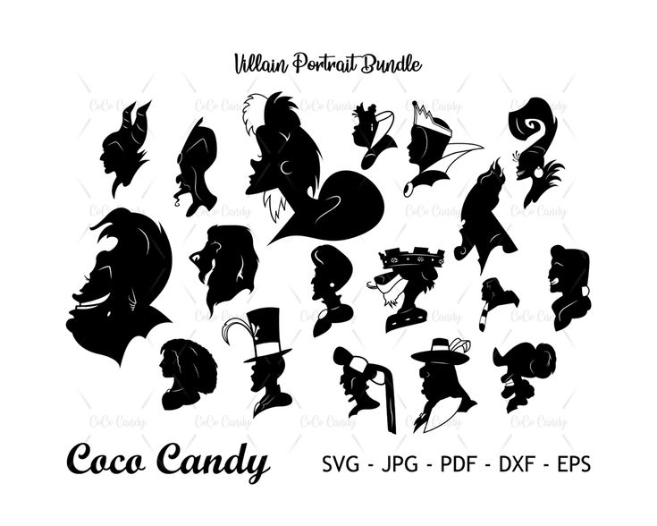 the silhouettes of various people in hats and tails, with text that reads cocoa candy sv