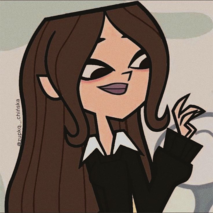 ~Me~ Drama Total, Total Drama Island, Brunette Pfp Aesthetic Cartoon ...