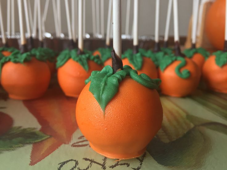 Pin by Rachel Shin on Baking | Pumpkin cake pops, Cake pops, Pumpkin cake