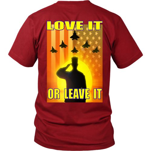 USA - LOVE IT OR LEAVE IT  MENS T-SHIRT Sizing Chart, Love It, What To Wear, Mens T, Mens Graphic, Mens Graphic Tshirt, Mens Tops, Mens Tshirts, How To Wear