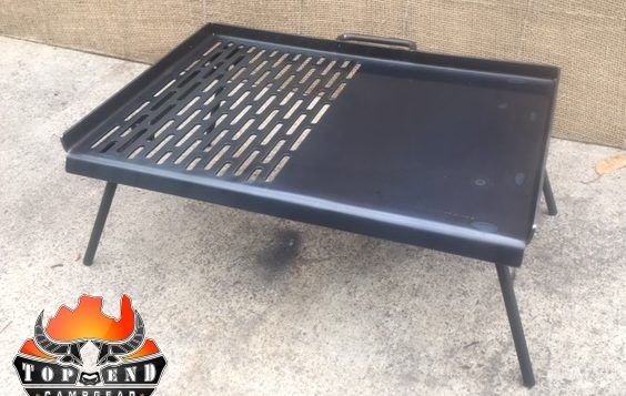 New Half Grill Collapsible BBQ Plate – Top End Campgear | Bbq plates ...