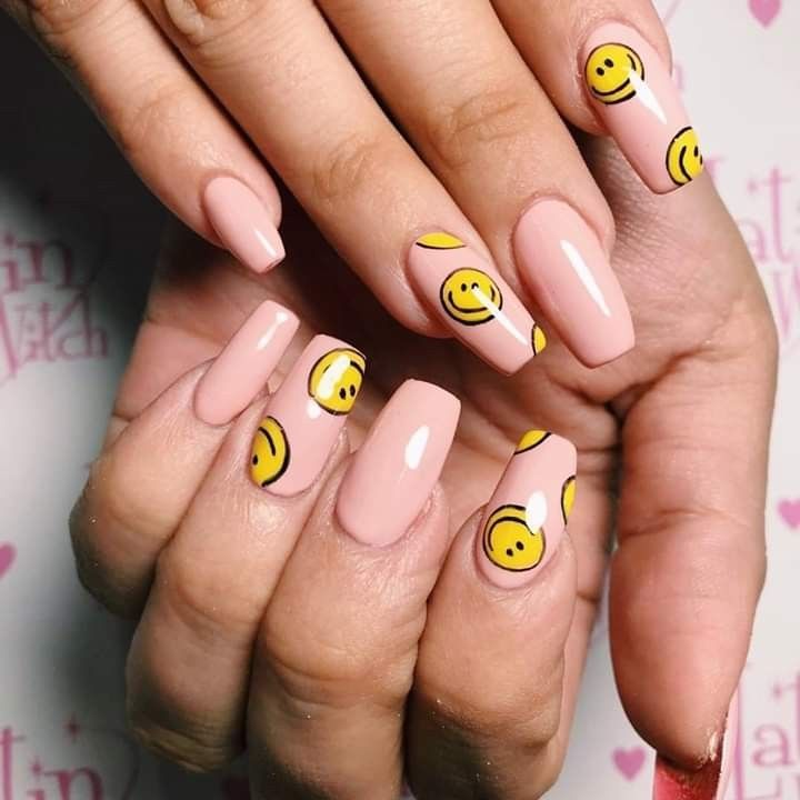 Pin de Michele Ueda en Nails | Manicura para uñas cortas, Manicura de ...