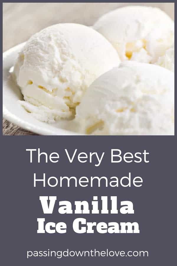 My Favorite Homemade Vanilla Ice Cream | Recipe | Homemade vanilla ice ...